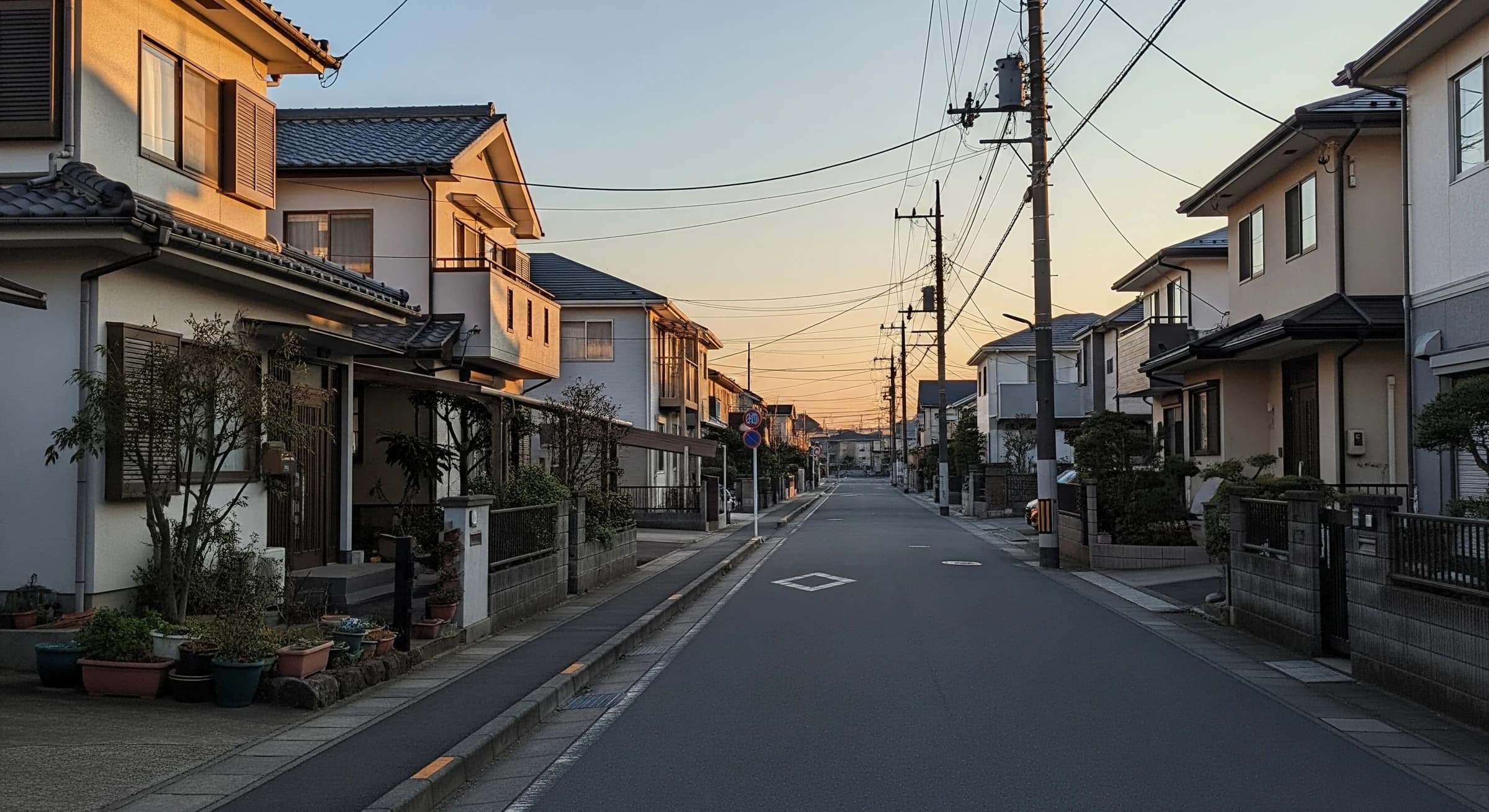 埼玉郊外の住宅街